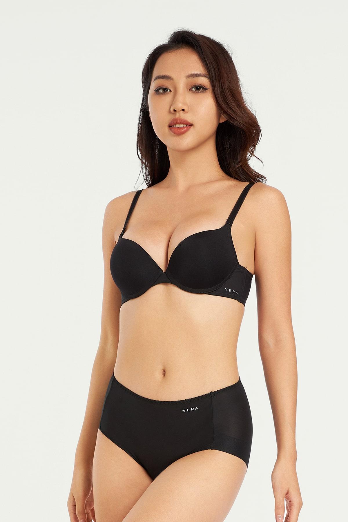 Quần lót lưng cao nữ Vera nylon trơn - V0792