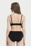 Quần lót lưng cao Misaki microfiber phối ren - M1083