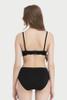 Quần lót lưng cao Misaki microfiber phối ren - M1083