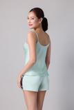 Bộ short nữ Vera latin trơn hai dây - V0772