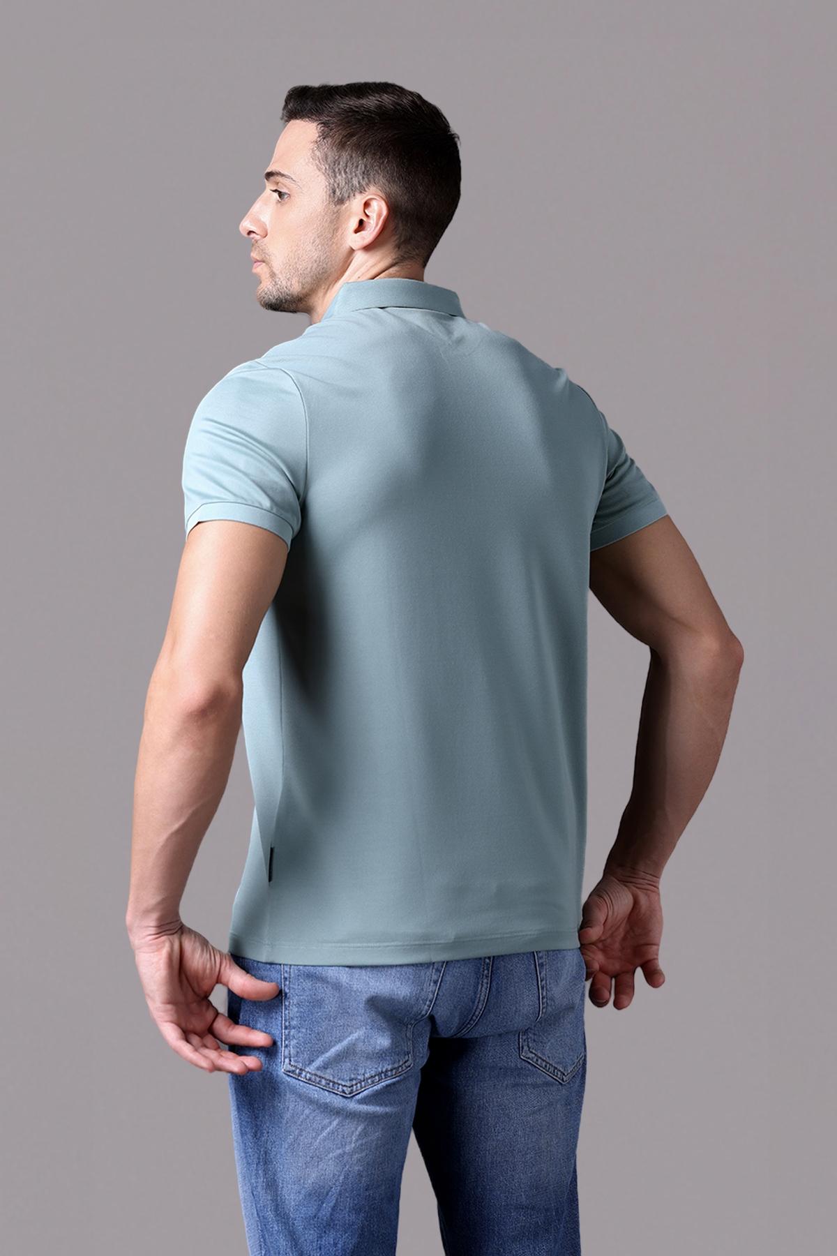 Áo Polo Unisex Jockey poly modal in logo Half Boy - J4033