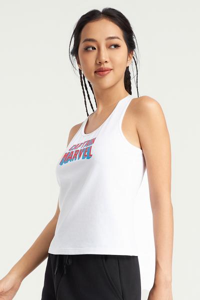 Áo tank top nữ Marvel cotton in điểm - D0007
