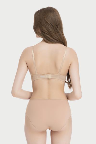 Quần lót lưng cao Misaki microfiber phối ren - M1081
