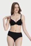 Quần lót lưng cao Misaki microfiber phối ren - M1083