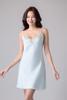 Đầm ngắn Vera by Chipu satin trơn phối ren - C0043