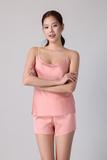 Bộ short nữ Vera latin trơn hai dây - V0772