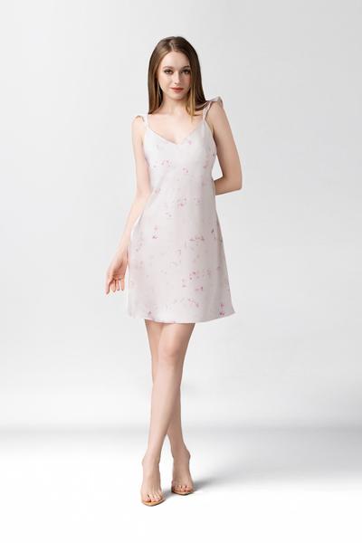 Đầm ngắn nữ Vera latin in hai dây - V0818