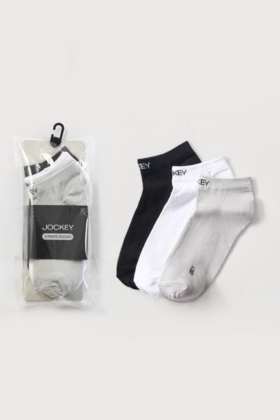 Pack 3 vớ Jockey cổ ngắn Bamboo - J4071