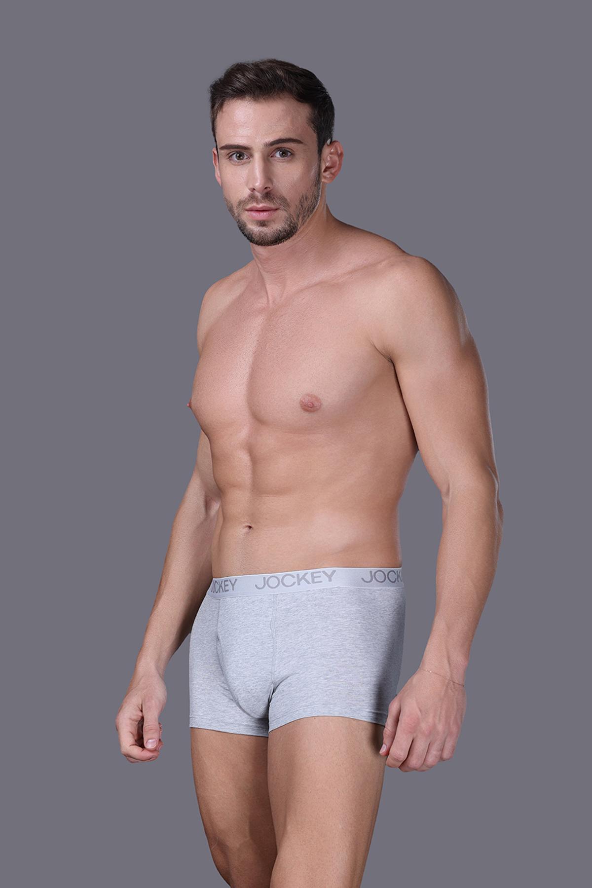 Quần lót Nam Jockey Trunk Cotton mở đáy - J4036