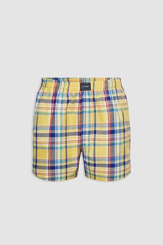 Quần Boxer kate nam Jockey -  J0045Vàng caro 2