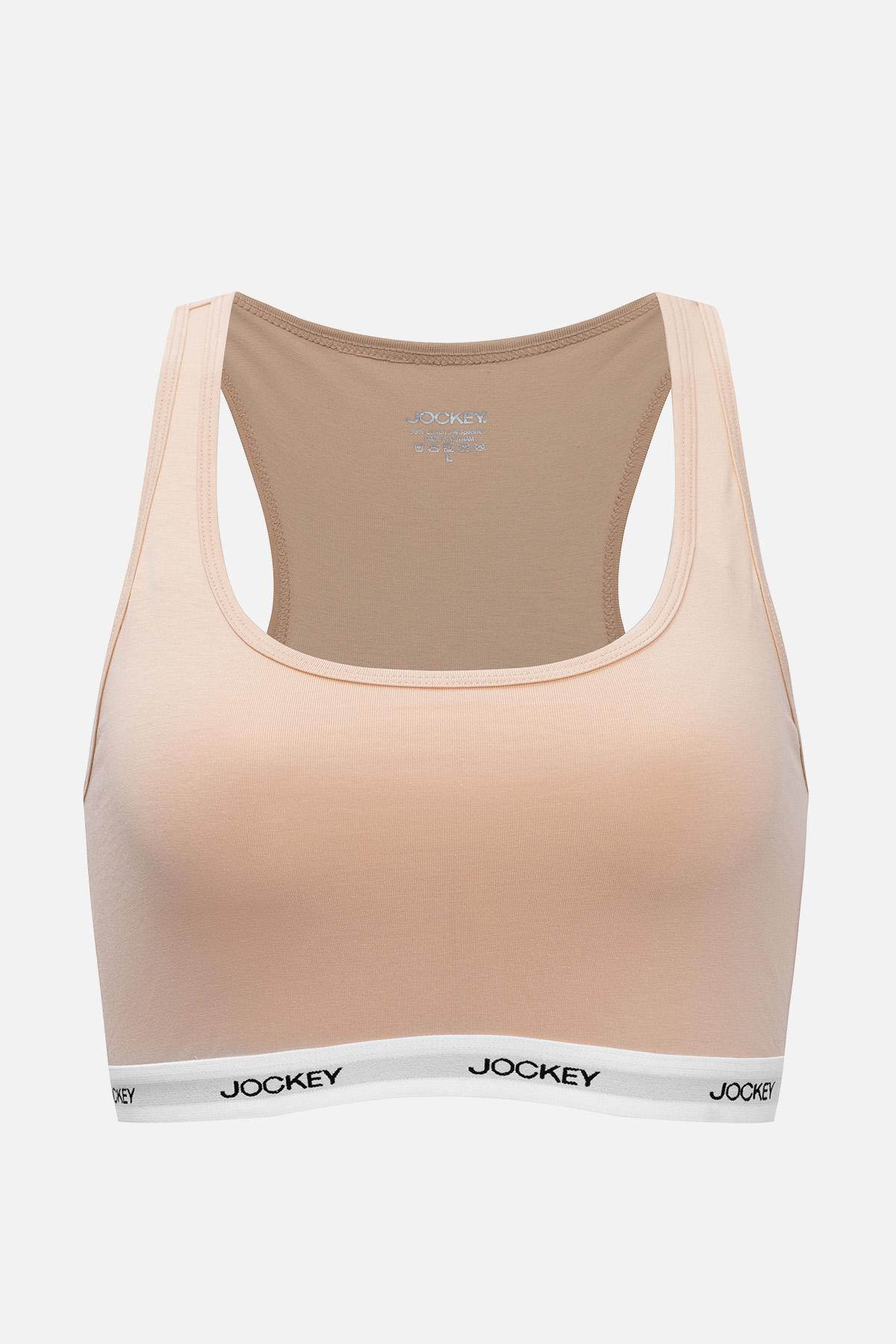 Áo Jockey Bra-top nữ Cotton viền chữ - J4007