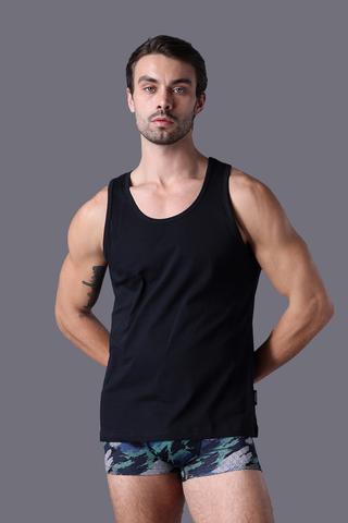 Áo T -Top Jockey Nam  cotton - J4052Đen