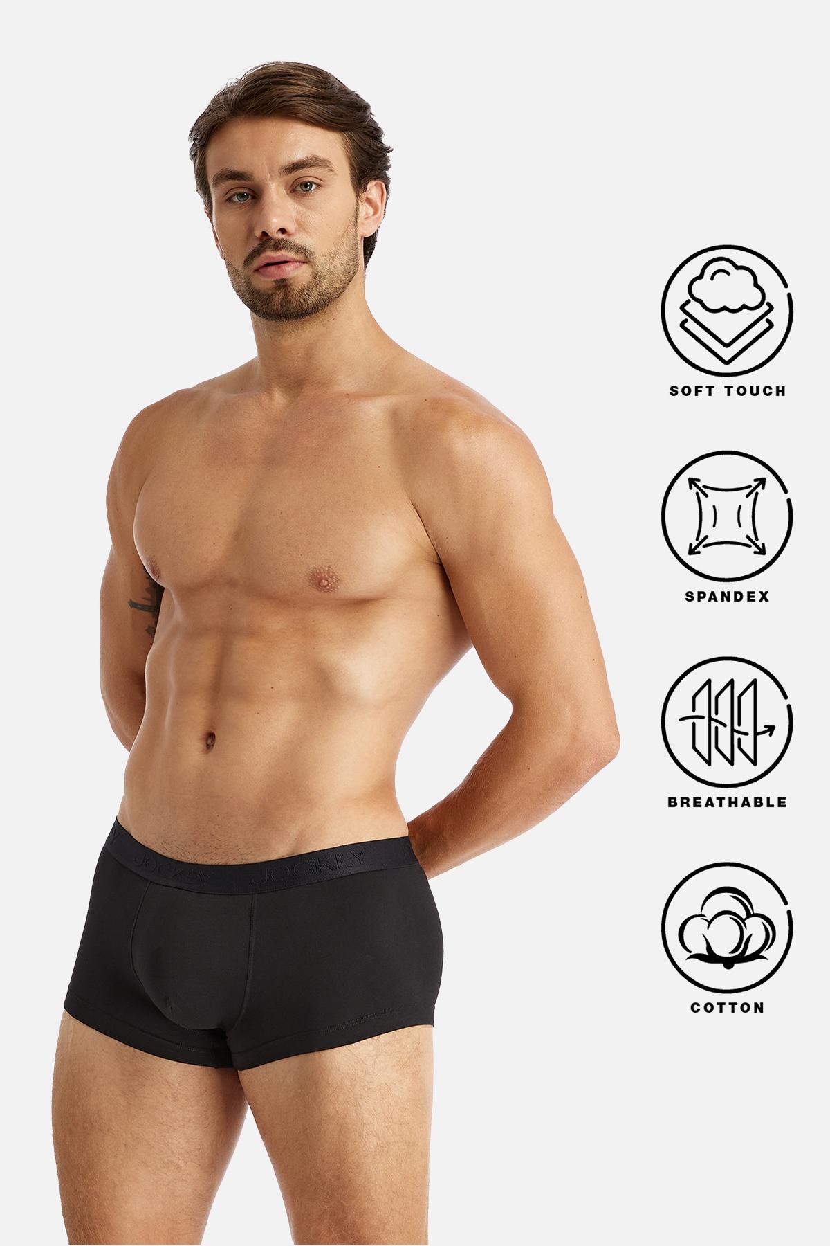 Quần lót Nam Jockey Cotton 4 chiều dáng trunk - J4014