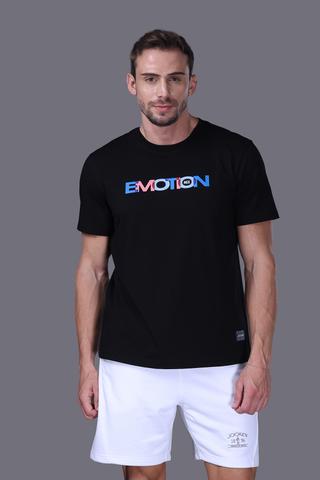 Áo T - Shirt Jockey Unisex in họa tiết - J4105Đen