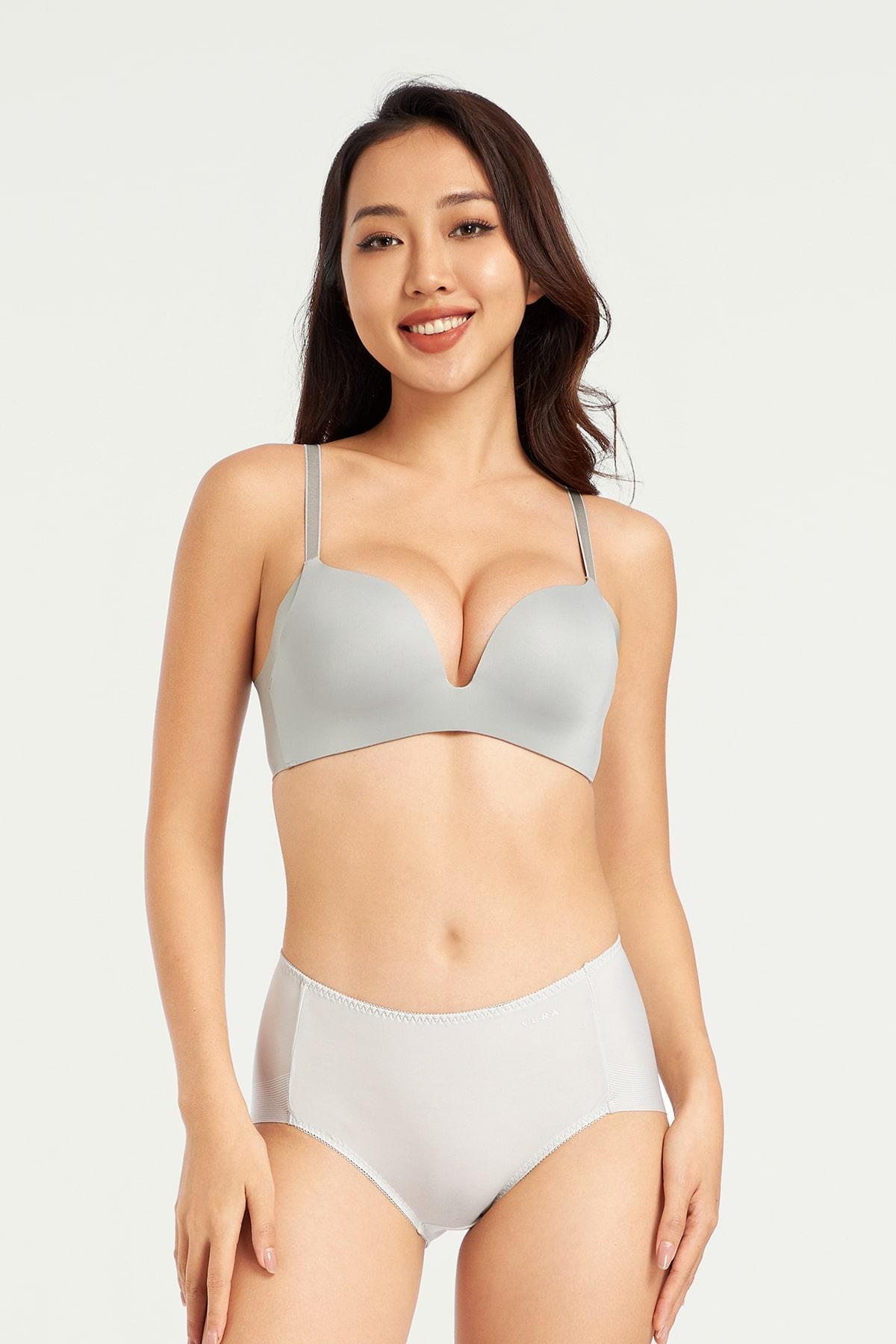 Quần lót lưng cao nữ Vera nylon trơn - V0792