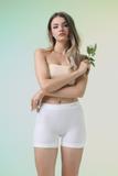 Quần lót boyshort nữ Misaki polyamide trơn - M1071