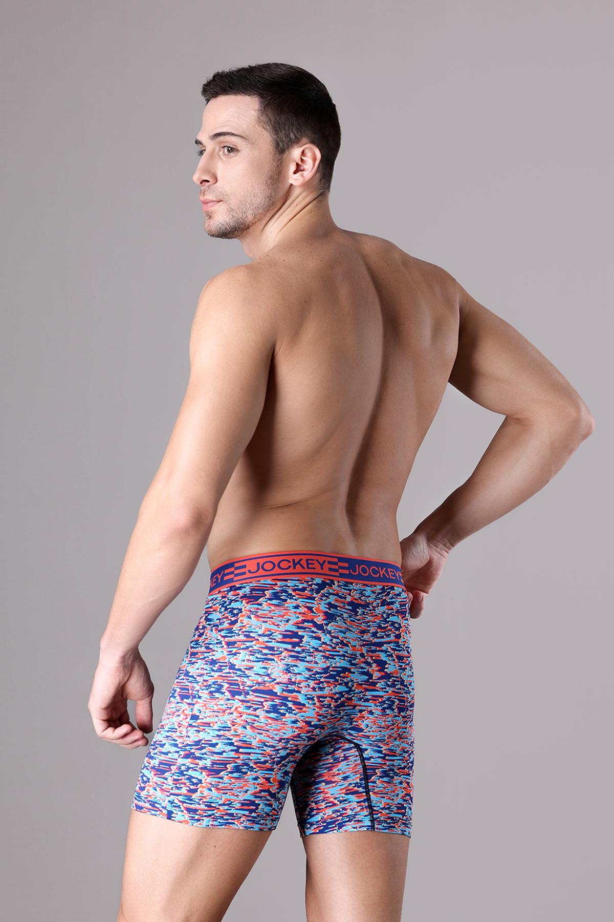 Quần lót nam Jockey polyamide in họa tiết dáng Boxer Trunk - J4065