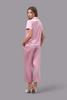 Bộ pijama dài nữ Vera satin trơn tay ngắn - V0762