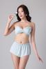 Bộ short Vera by Chipu satin trơn - C0041