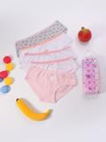 Túi 5 quần lót cotton Hipster VERA cho bé gái 5 - 10 tuổi  - 0312