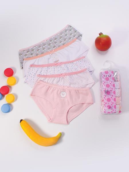 Túi 5 quần lót cotton Hipster VERA cho bé gái 5 - 10 tuổi  - 0312