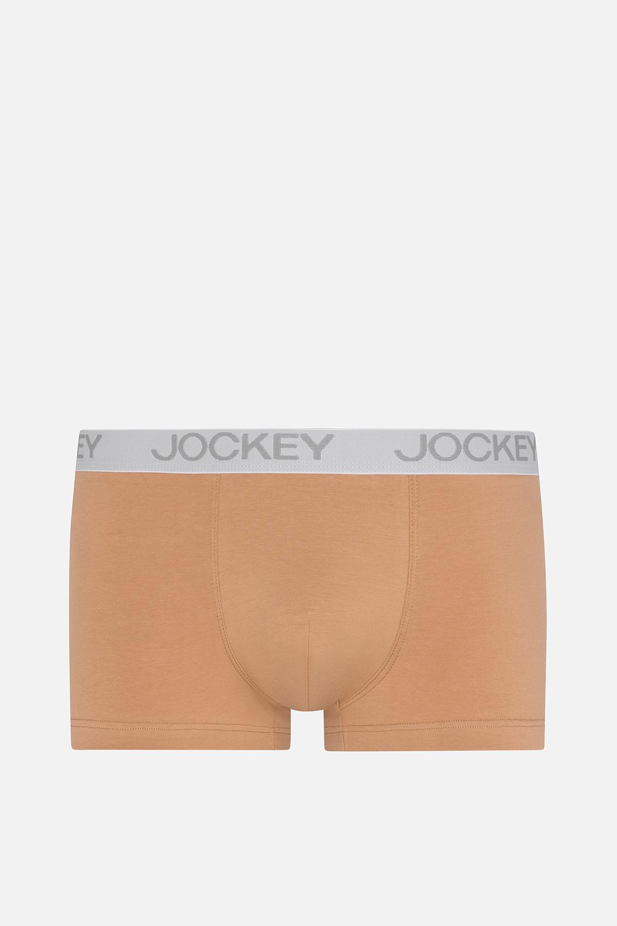 Quần lót nam Trunk Jockey Cotton 4 chiều trơn - J4002