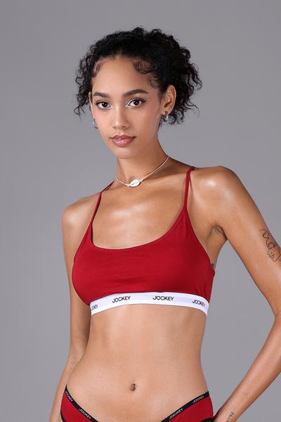 Áo Bra top nữ Jockey chất liệu Cotton - J4006