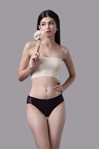 Quần lót bikini nữ Vera full ren - V0691Tím đậm