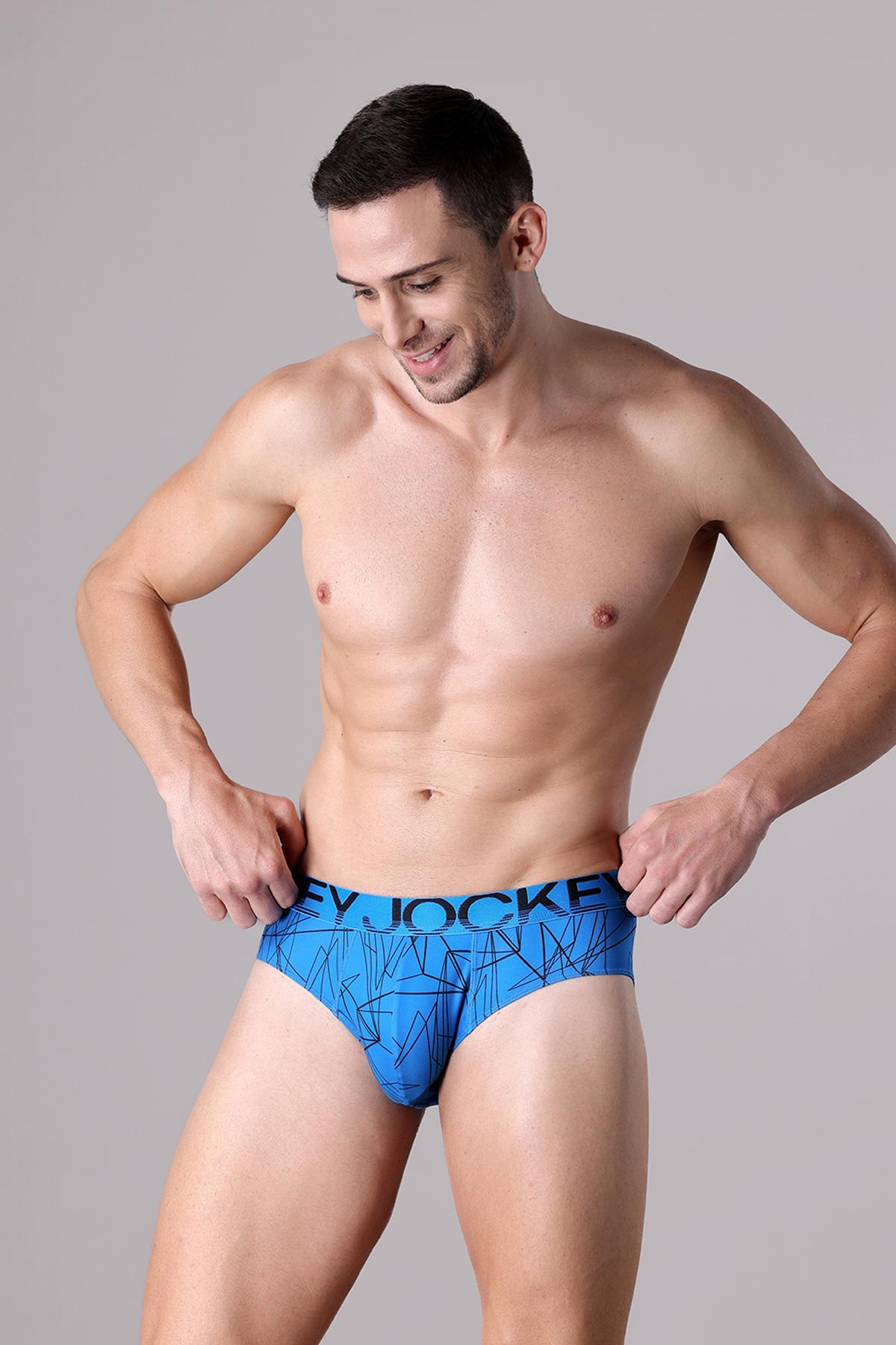 Quần lót nam Jockey poly in họa tiết dáng Brief - J1031