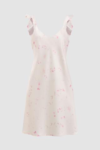 Đầm ngắn nữ Vera latin in hai dây - V0818Da in hoa