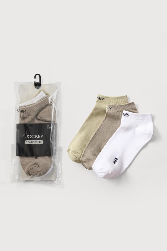 Pack 3 vớ Jockey cổ ngắn Bamboo - J4071