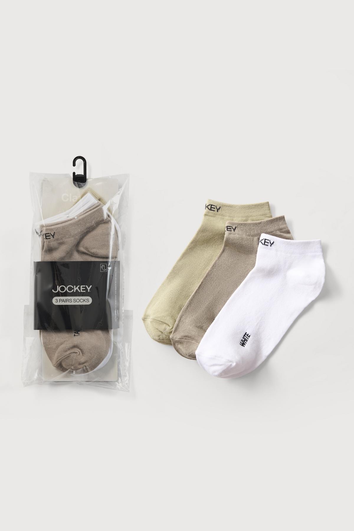 Pack 3 vớ Jockey cổ ngắn Bamboo - J4071