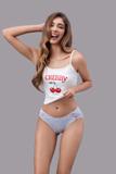 Quần lót bikini nữ Vera microfiber phối ren - V0718