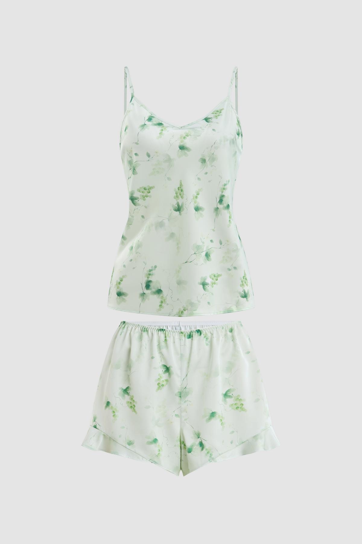 Bộ short nữ Vera latin in hai dây - V0820