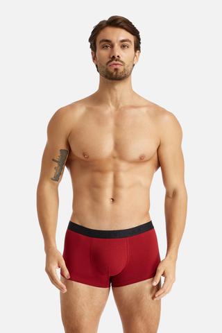 Quần lót Nam Jockey Cotton 4 chiều dáng trunk - J4014Đỏ