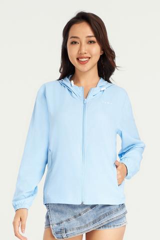 Áo khoác chống nắng nữ Vera Poly trơn - V0577Xanh da trời