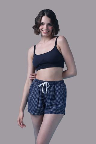Quần short Boxer Kate nữ Jockey in họa tiết form cải tiến -  J4088Xanh Navy in 4