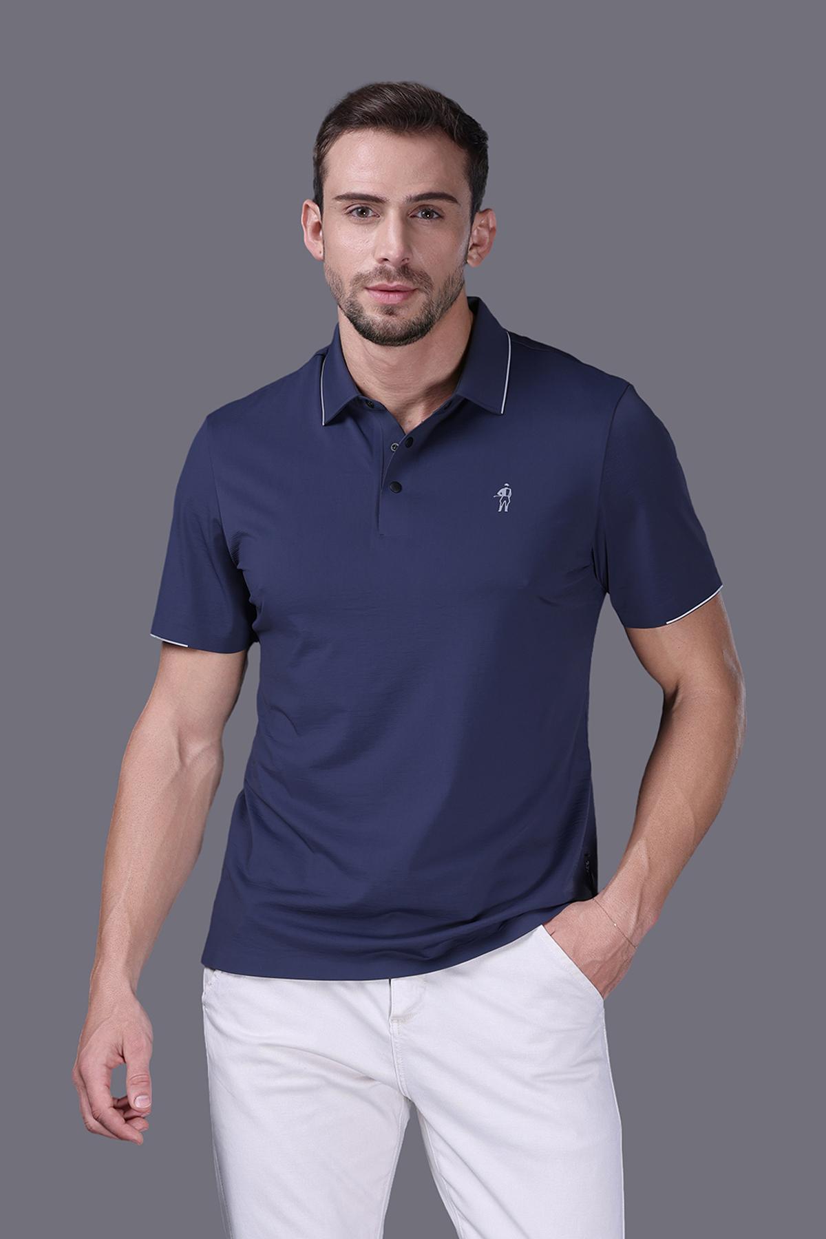 Áo Polo Nam Jockey nylon spandex không đường may - J4031
