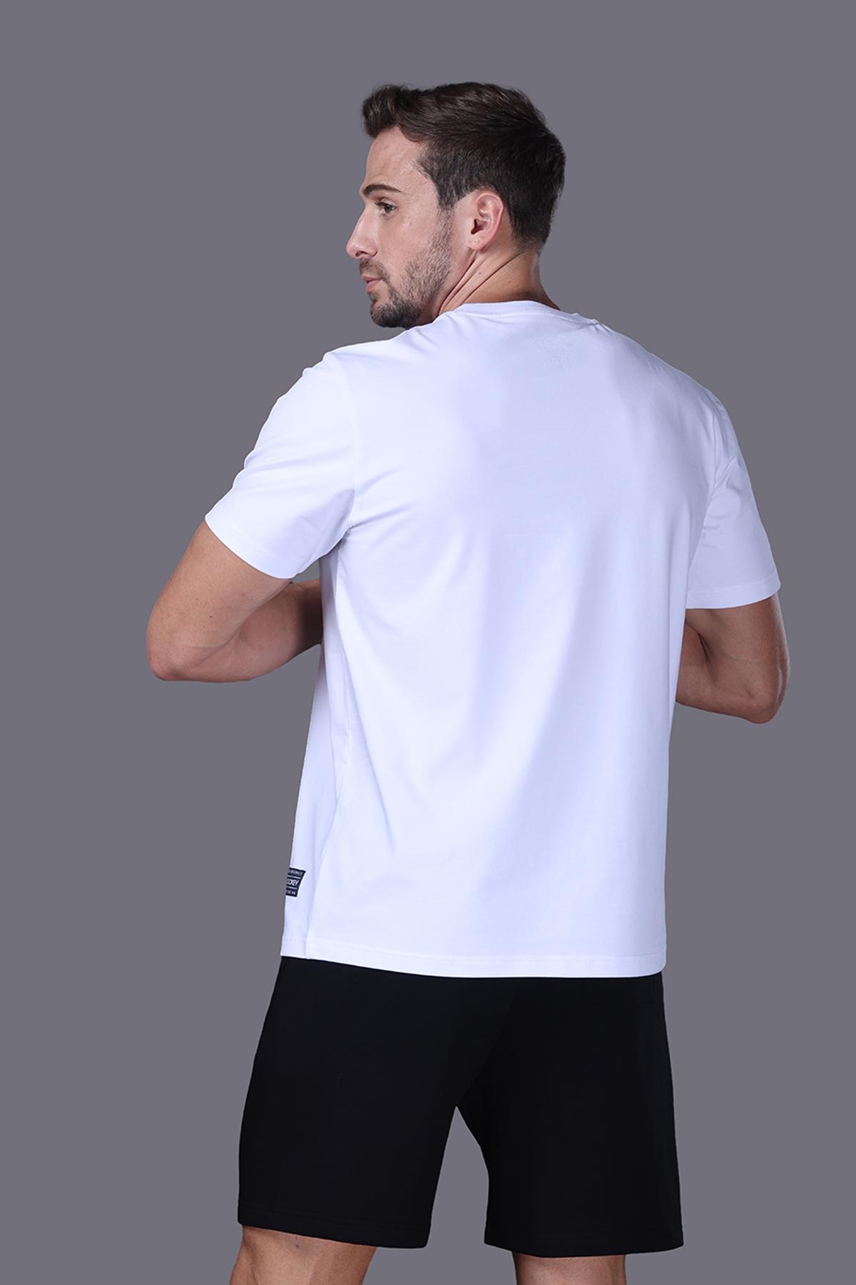 Áo T - Shirt Jockey Unisex in họa tiết - J4105