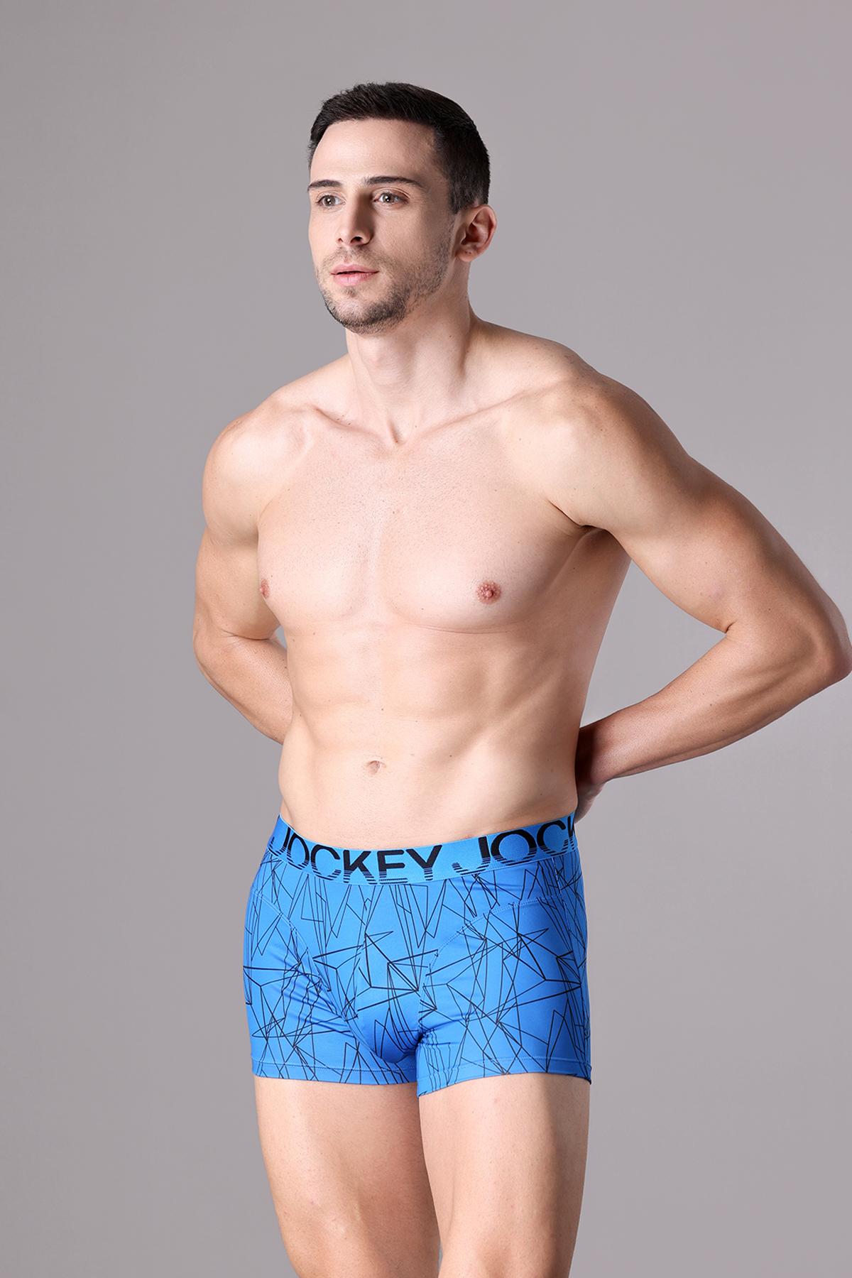 Quần lót nam Jockey poly in họa tiết dáng Trunk - J1032