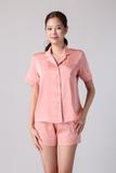 Bộ pijama ngắn nữ Vera latin trơn tay ngắn - V0773