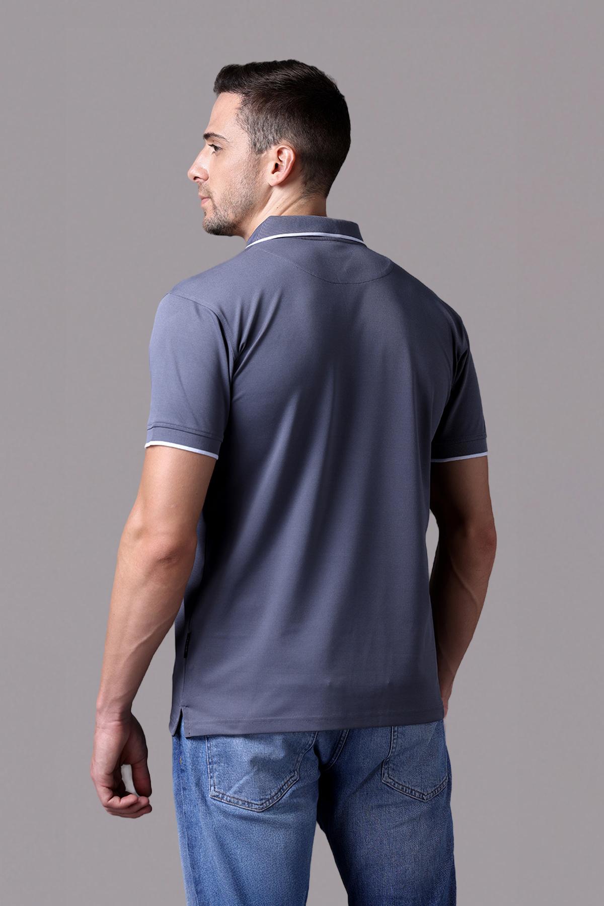 Áo Polo Nam Jockey poly quickdry thêu logo Half Boy - J1313