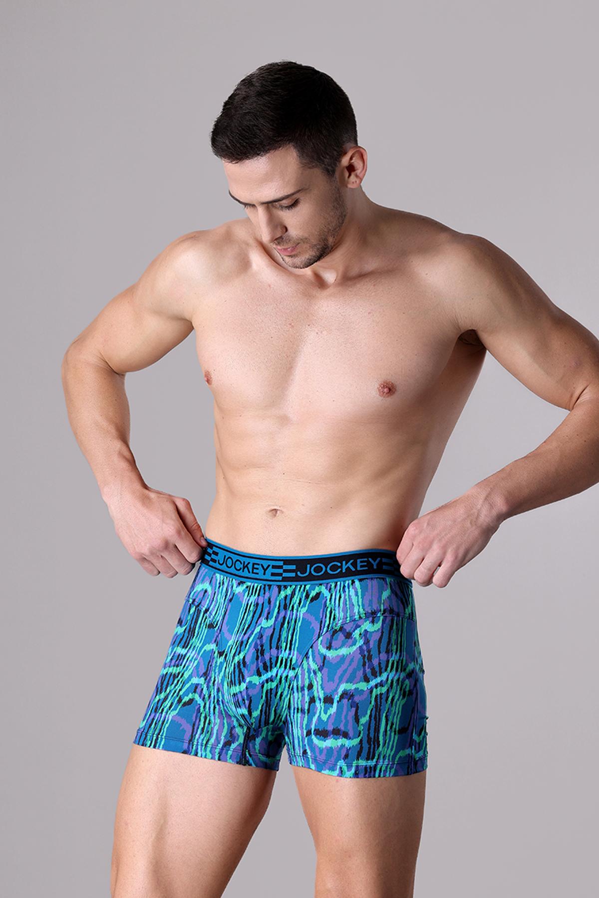Quần lót nam Jockey polyamide in họa tiết dáng Trunk - J4064