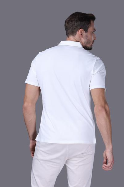 Áo Polo Nam Jockey nylon spandex không đường may - J4031