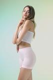 Quần lót boyshort nữ Misaki polyamide trơn - M1071