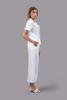 Bộ pijama dài nữ Vera satin trơn tay ngắn - V0762