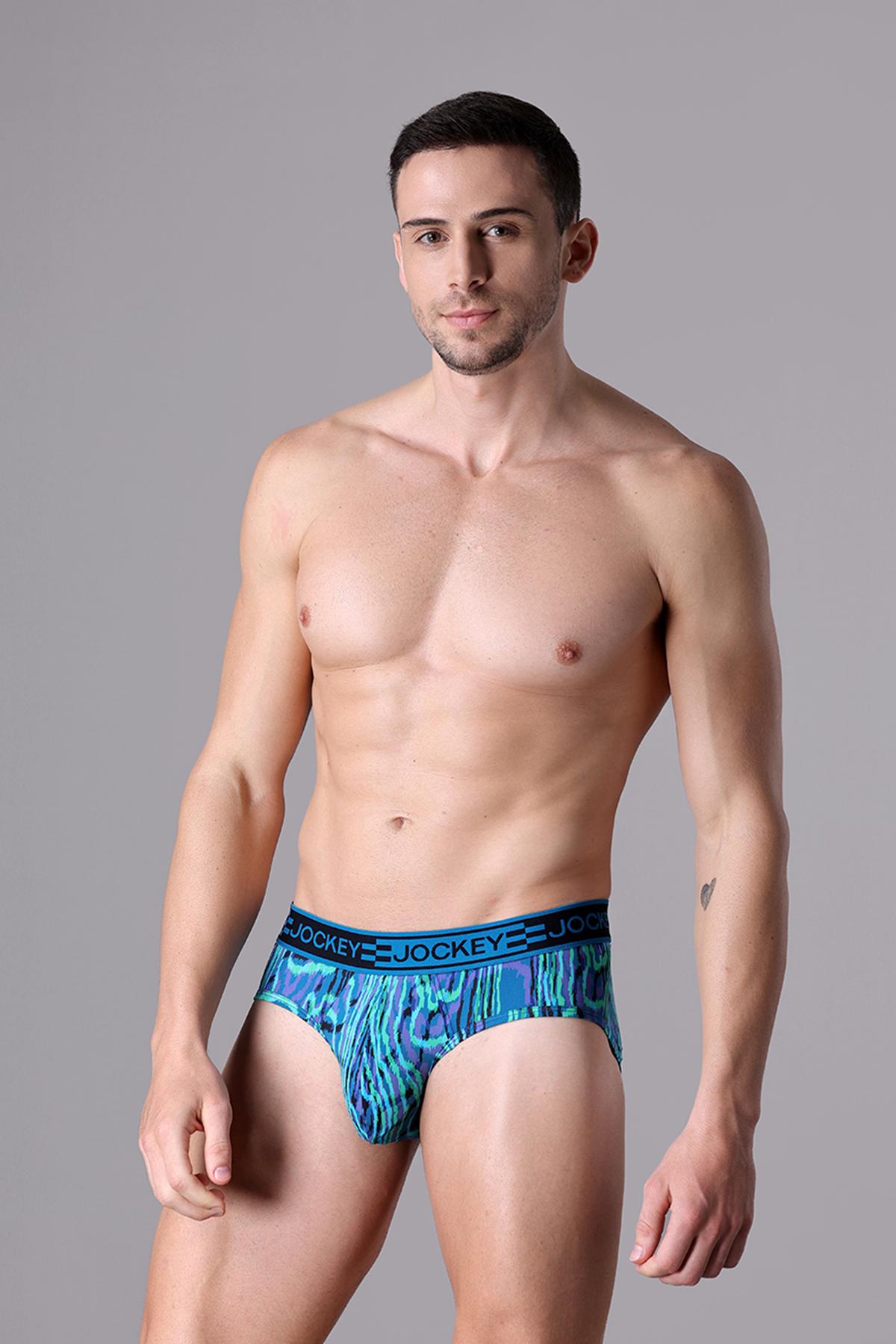 Quần lót nam Jockey polyamide in họa tiết dáng Brief - J4063