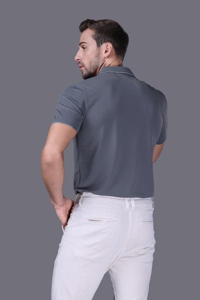 Áo Polo Nam Jockey nylon spandex không đường may - J4031
