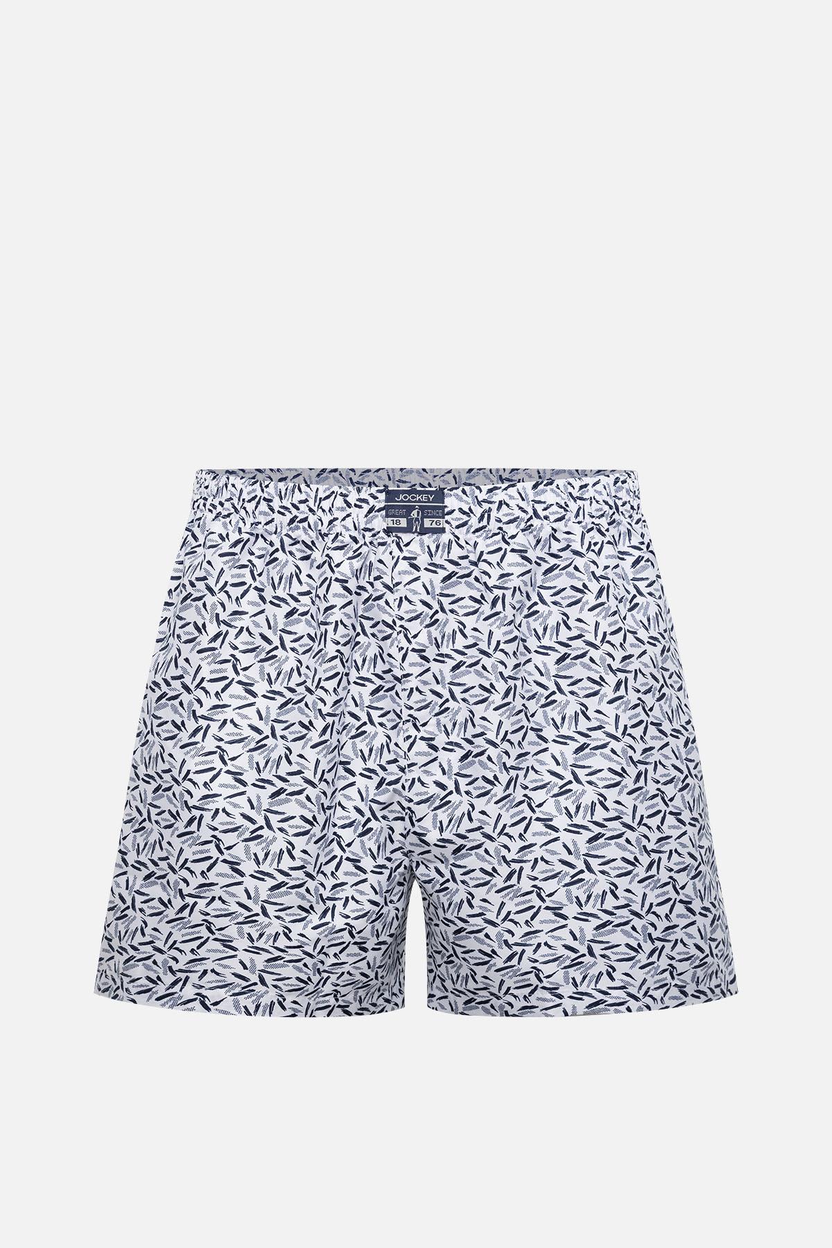 Quần Boxer kate Nam Jockey in họa tiết - 1200