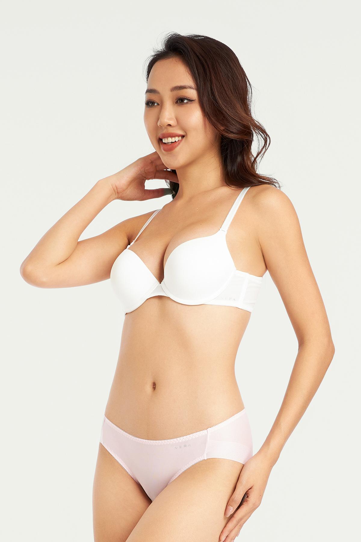 Quần lót bikini nữ Vera nylon trơn - V0791